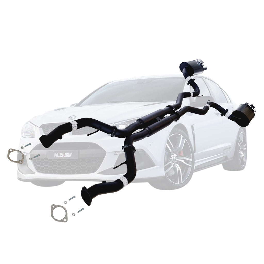 ESA | Twin 3" Catback Exhaust HDX Pipe | Holden Commodore VF HSV Gen-F Sedan Wagon | ST181-186HDX-3