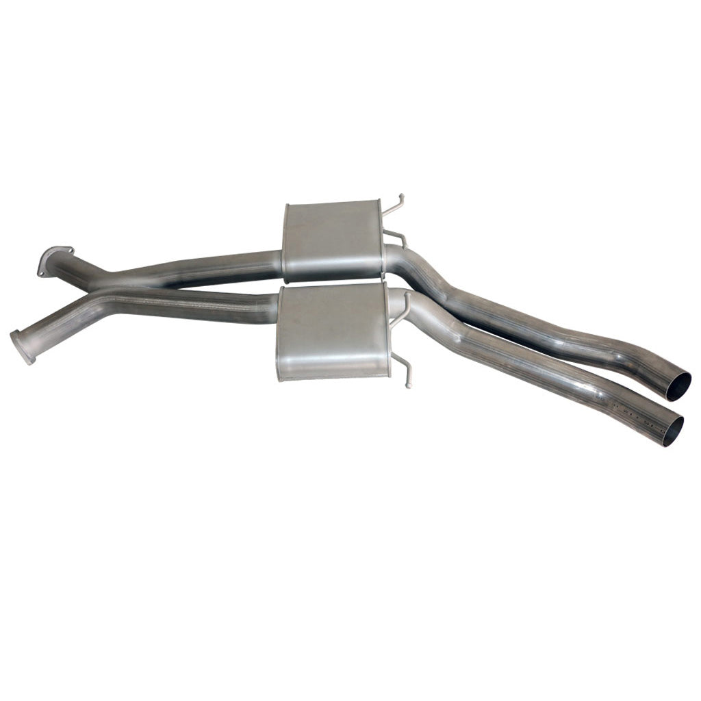 ESA | Twin 3" Catback Exhaust Front Mufflers Rear Tailpipes | Holden Commodore VT VX VY VZ V8 Sedan | ST130-131TP-3