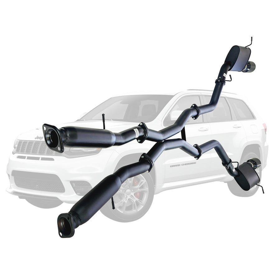 ESA | Twin 3" Cat Back Exhaust | Jeep Grand Cherokee SRT 2012 - 2021 | ST401HD-404BCT