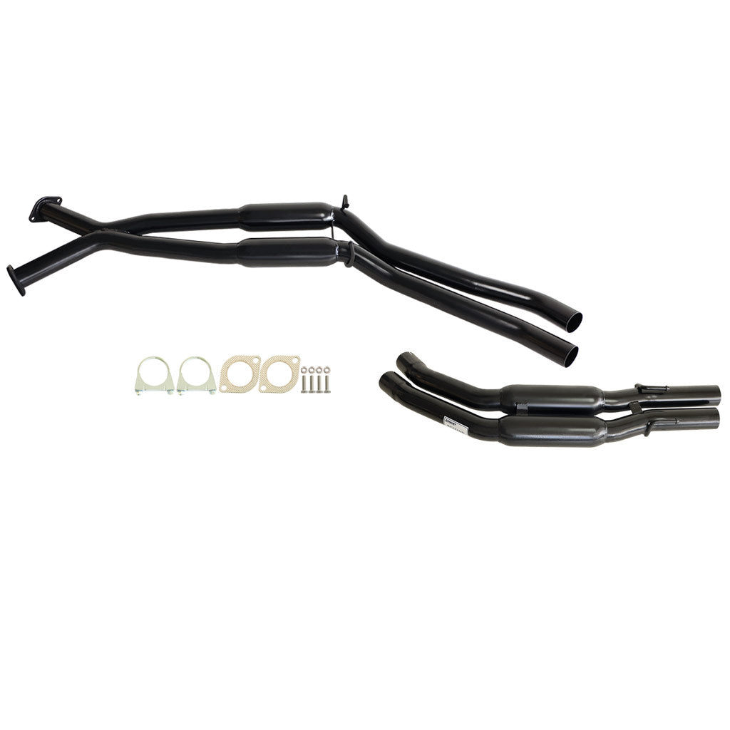 ESA | Twin 2.5" Catback Exhaust Dual Hotdogs | Holden Commodore VT VX VY VZ V8 & VZ V6 Sedan | ST130HD-131HD