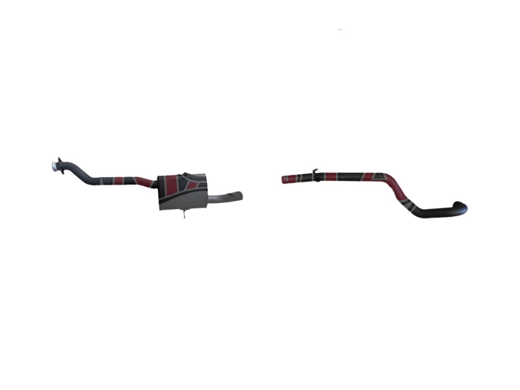 Manta | 2.5″ Cat Back Exhaust System with Muffler & Tailpipe | Holden Commodore VS 3.8L V6 Ute & Wagon 1995–2000