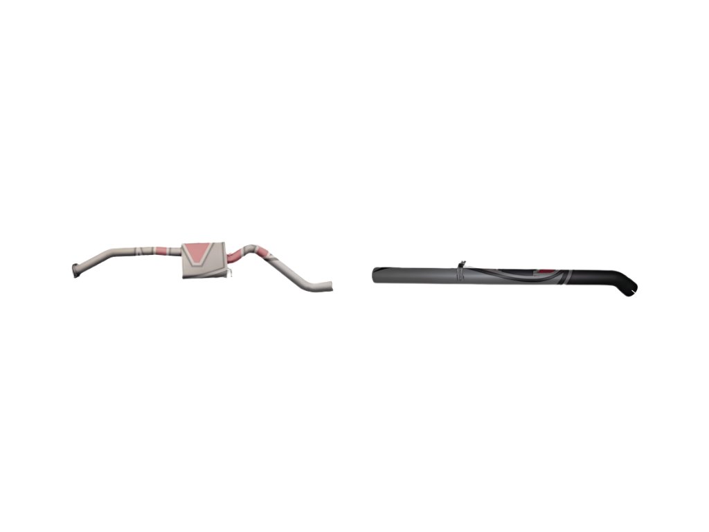 Manta | 2.5″ Cat Back Exhaust System with Muffler & Tailpipe | Holden Statesman Caprice V6/V8 IRS LWB Sedan 1990–1997