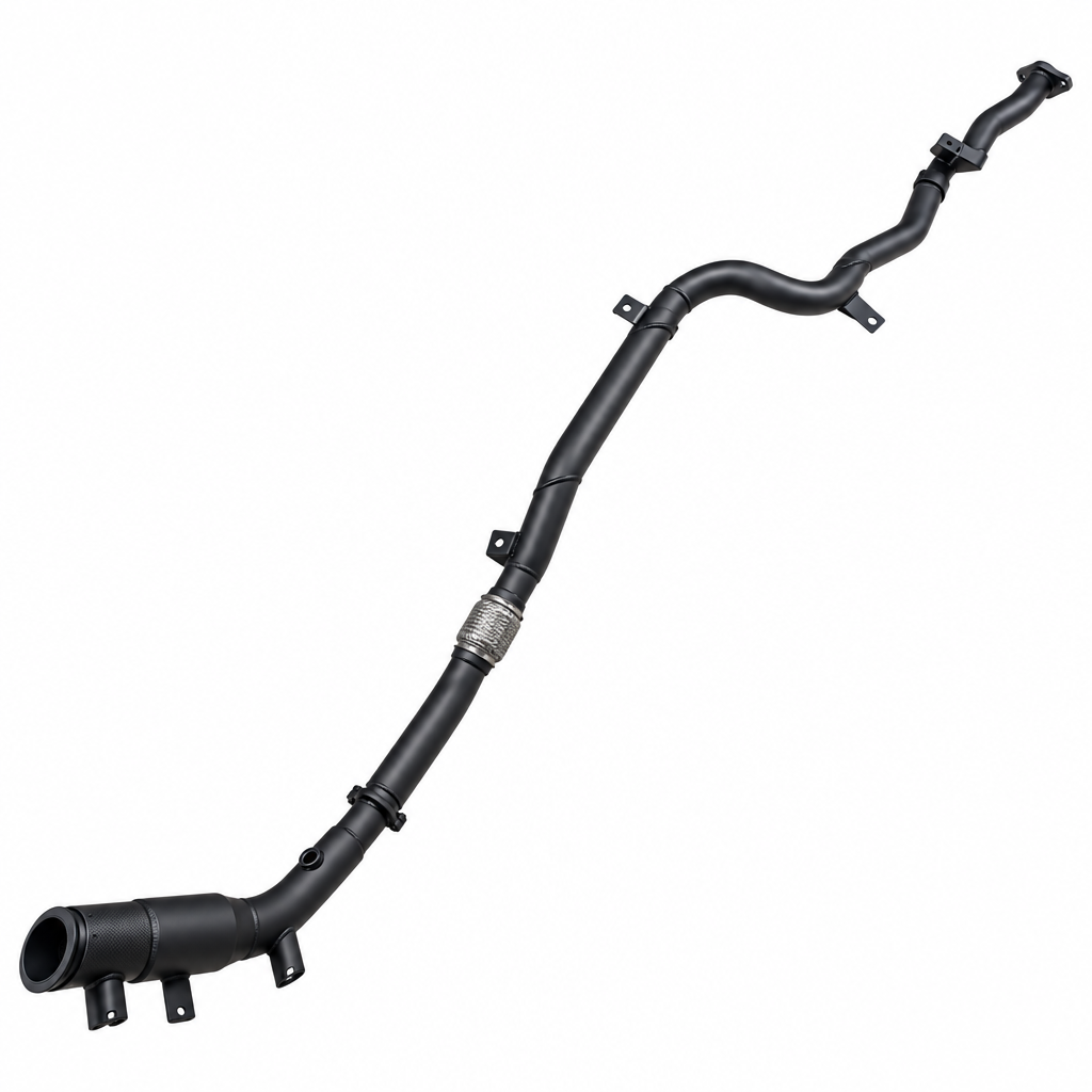 Manta Aluminised Steel 3in Turbo Back Exhaust Cat No Muffler Landcruiser GDJ79 - MKTY0402