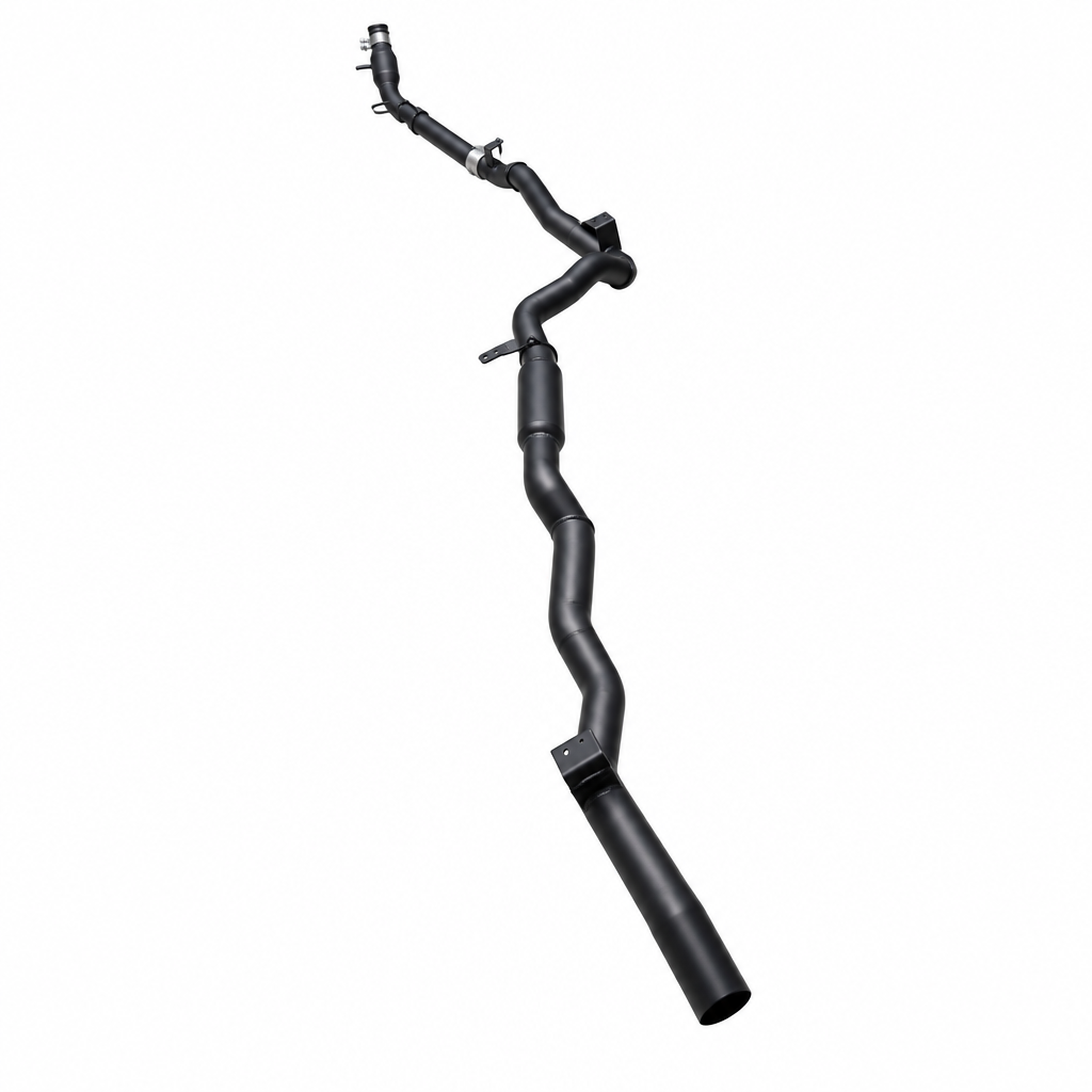 Manta Aluminised Steel 3in Turbo Back Exhaust Hotdog No Cat Landcruiser GDJ79 - MKTY0406