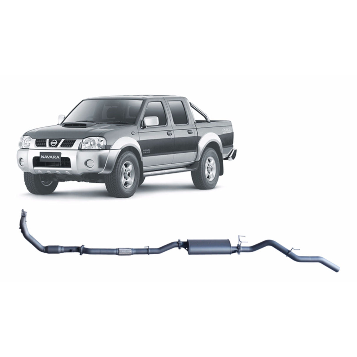 Redback Extreme Duty - Nissan Navara D22 (2007 - 2015) 2.5L Performance Exhaust System