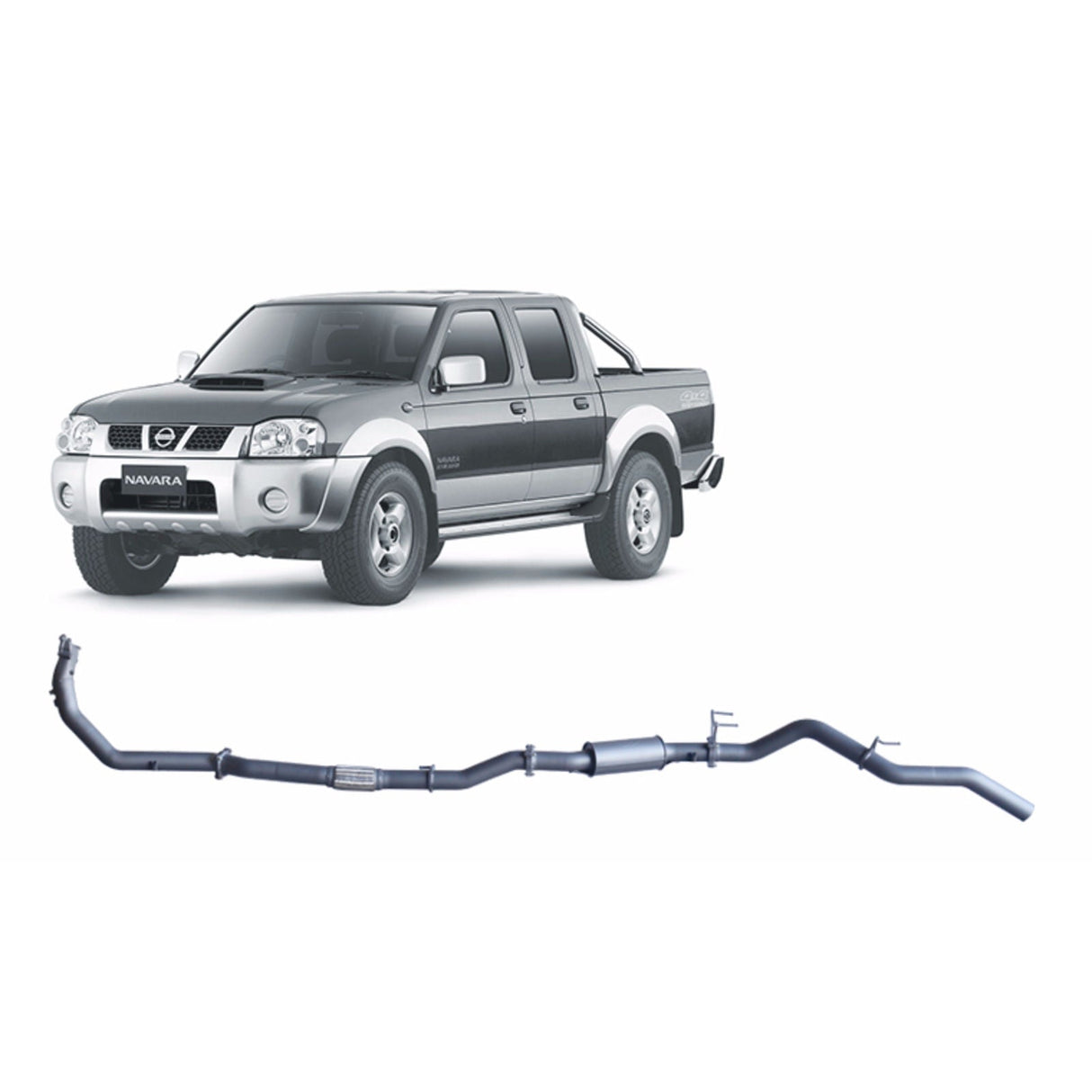 Redback Extreme Duty - Nissan Navara D22 (2007 - 2015) 2.5L Performance Exhaust System