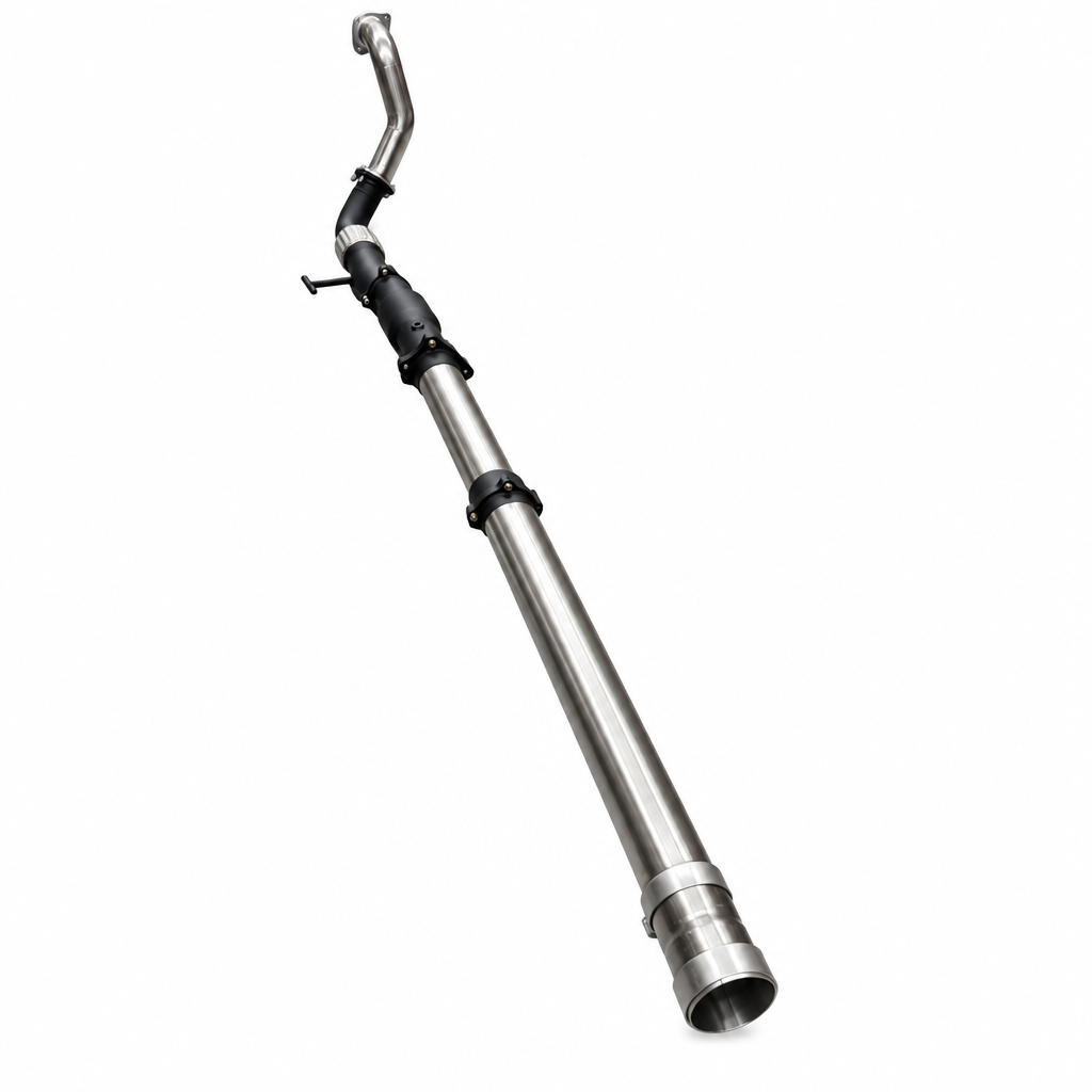 Manta 4in Turbo Back Exhaust Chevrolet Silverado 2500 HD 6 6L - SSMKCH0030