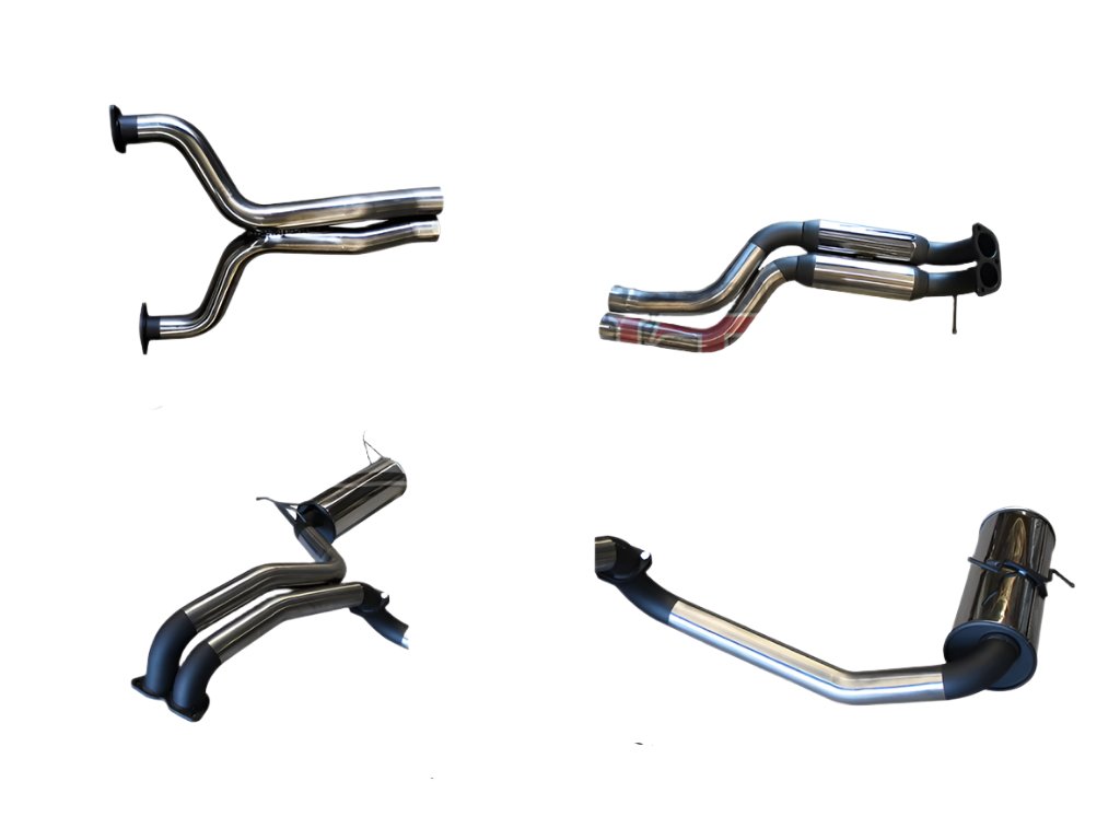 Manta | Twin 2.5″ Cat Back Exhaust System with Hotdog Muffler | Ford Falcon FG XR8 5.4L V8 Sedan 2008–2010