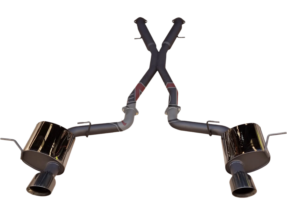 Manta - Jeep Grand Cherokee 2012+ WK2 5.7L - 3" Twin Stainless Cat Back Exhaust System with Chrome Tips - Hotdog/Muffler
