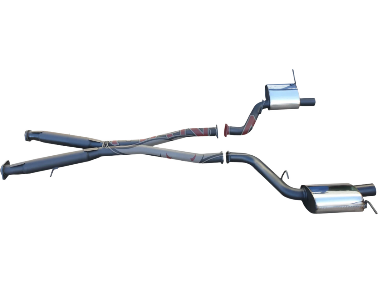 Manta - Jeep Grand Cherokee 2012+ WK2 5.7L - 3" Twin Stainless Cat Back Exhaust System with Chrome Tips - Hotdog/Muffler