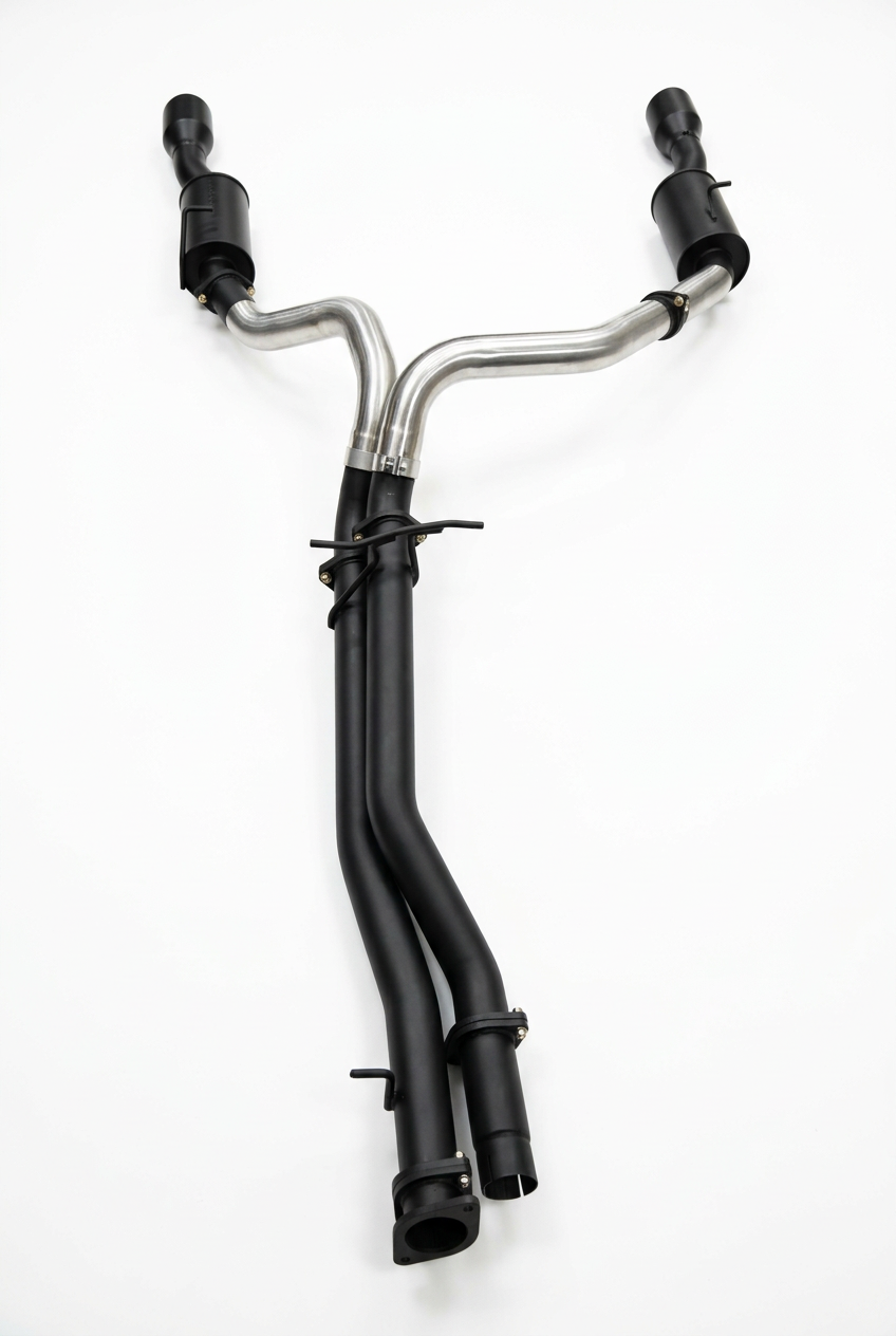 Manta RAM 1500 DT Series 3 0L Hurricane HO Dual Cat Back Exhaust - SSMKRA0030