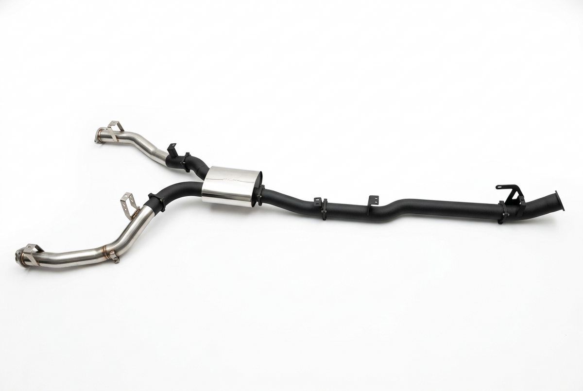 Manta Stainless Steel Exhaust No Cat Muffler Landcruiser 79 Dual Cab - SSMKTY0341