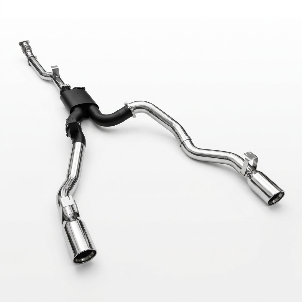 Manta 4in Dual Turbo Back Exhaust Toyota Landcruiser VDJ79 V8 - SSMKTY0341