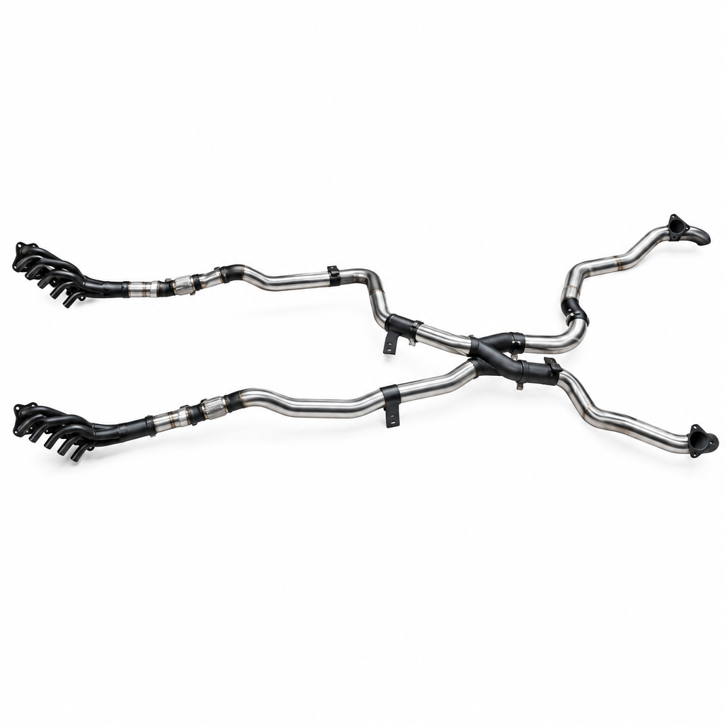 Manta Stainless Steel Dual Turbo Back Exhaust Cat No Muffler Landcruiser GDJ79 - SSMKTY0409