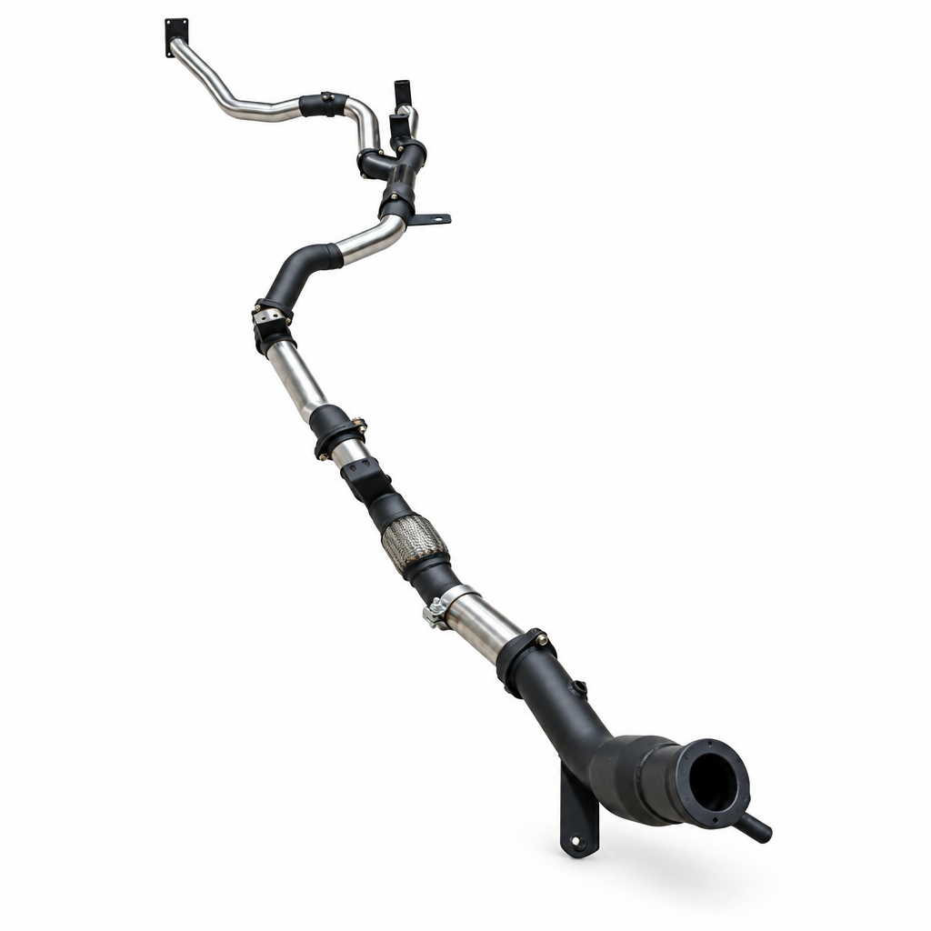 Manta 3in Dual Turbo Back Exhaust Toyota Landcruiser GDJ79 Ute 2 8L - SSMKTY0410