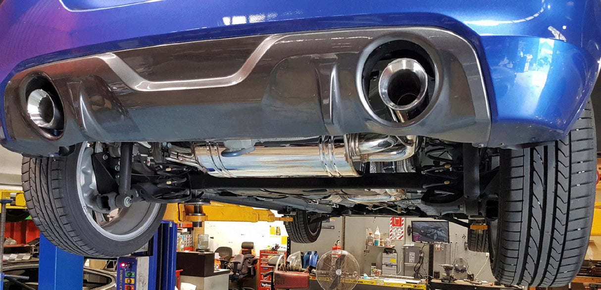 Xforce | 2.5" Stainless Steel Cat Back Exhaust | Suzuki Swift Sport ZC32 2012–2017 | ES-SU02-CBS