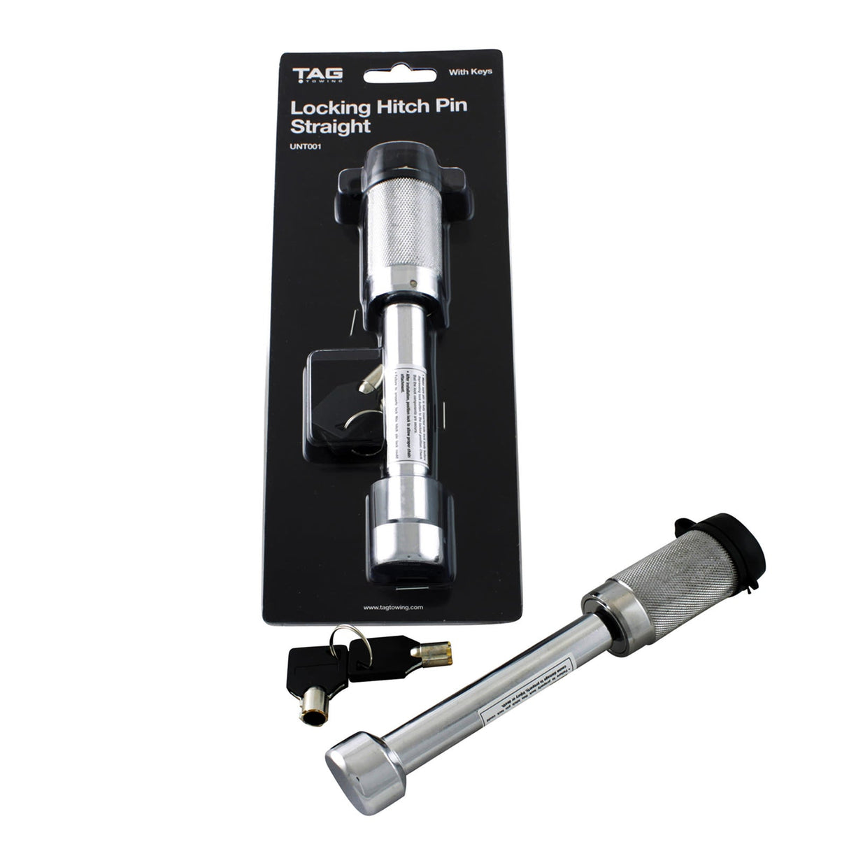 TAG | Ball Mount Hitch Kit (Lug, Locking Pin, Tow Ball, Covers & Shin Protector) | Universal 3500kg | TOWLUG01