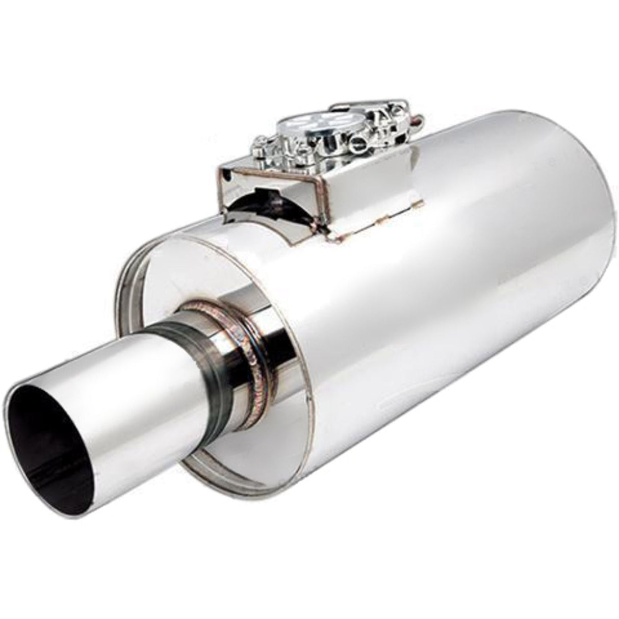 XForce | 3.5" In Flanged 7.5" Round Varex Muffler | Universal Fitment | VMK17-350