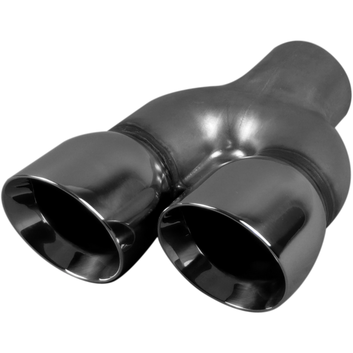 Y Piece Exhaust Tip - 2 1/4" Inch (In) 3" Inch (Out)