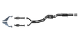 Pacemaker Full Exhaust with Tri-Y Headers for Ford Falcon BA BF XR8 GT Ute 5.4L V8 2002–2008 - PP4018-05