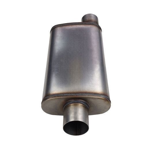 MSA Universal Muffler - 3" Inch Stainless Steel 9"x 4" Oval 16" Long