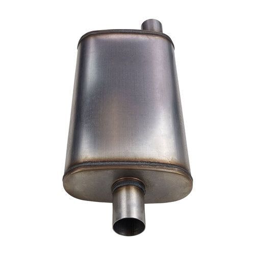 MSA Universal Muffler - 2.25" Inch Stainless Steel 9"x4" Oval 16" Long