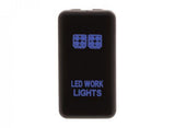Hulk 4X4 - SWITCH PUSH BUTTON ON / OFF OE RPL 12V WORK LIGHT BLUE