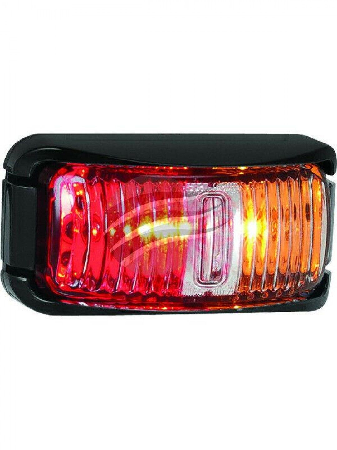 Jaylec - LED Side Marker Lamp Red 12/24 Volts 16cm Lead