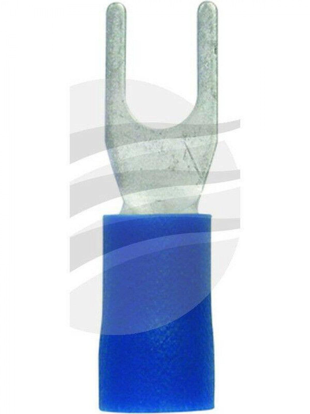 Jaylec - Pack Of 10 Spade Terminal 3mm Insul Pvc Copper Sleeve Double