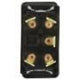 Jaylec - Switch Rocker On Off 12/24 Volts 20 Amps @ 12 Volts Roof Light Symbol Blue LED