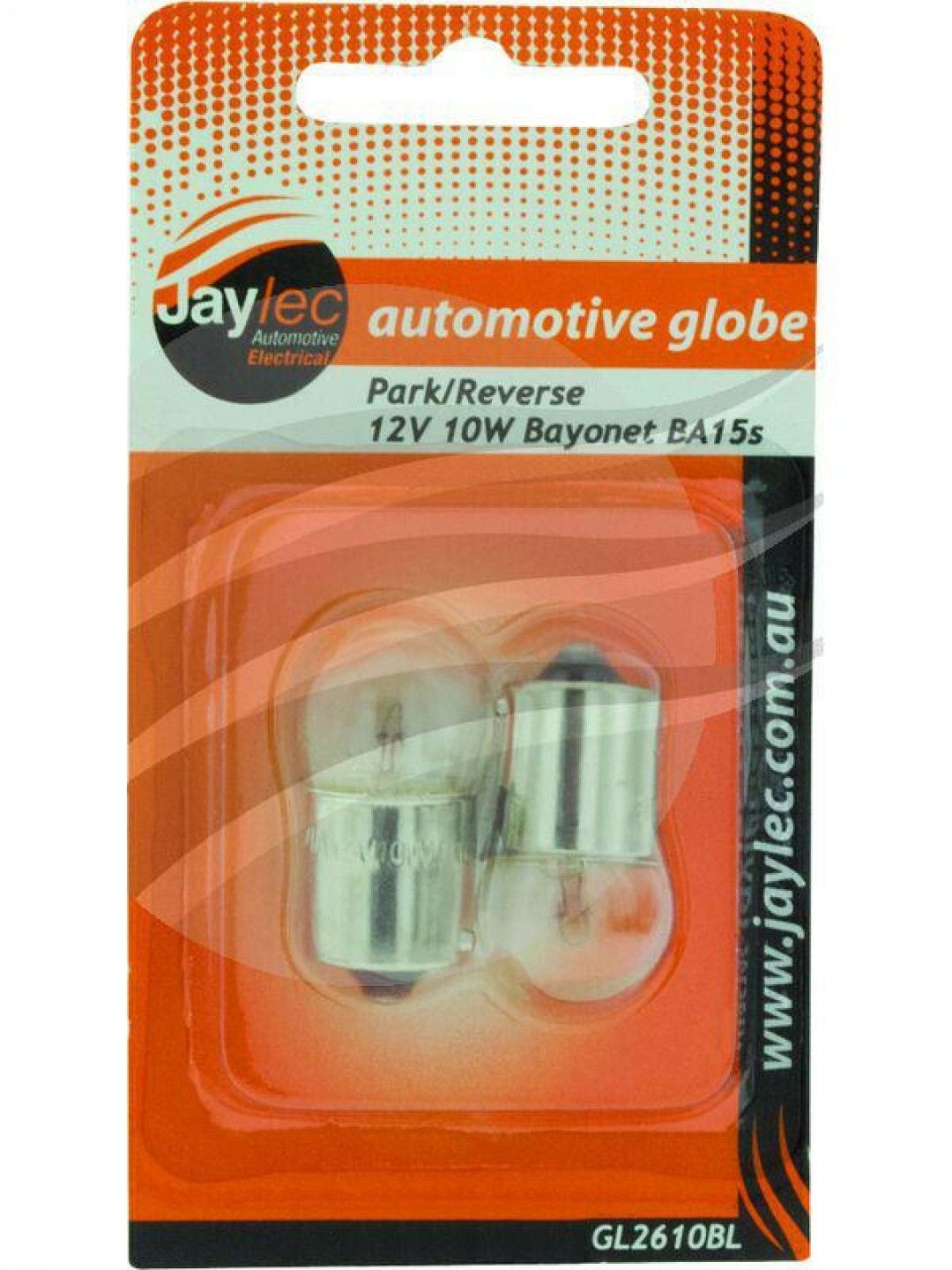 Jaylec - Pack Of 2 Bayonet Globe Ba15S 12 Volts 10 Watt Ba15S-R10W Base Blister Pack Of