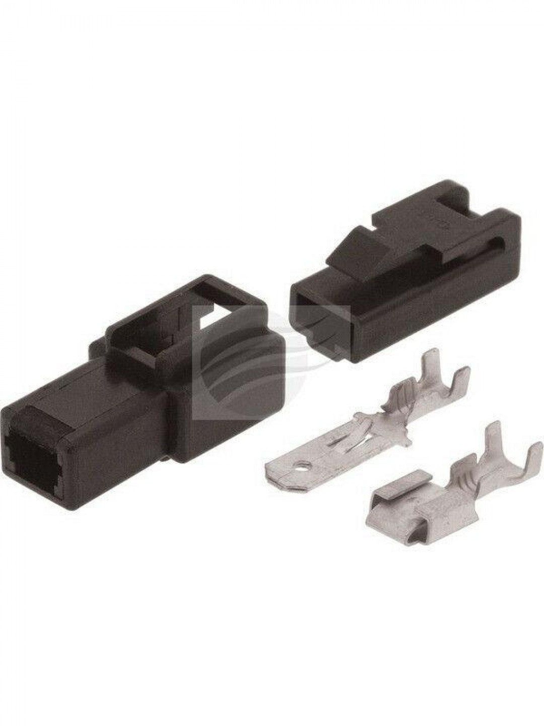 Jaylec - Pack Of 1 Qc Connector Housing Kit 1 Pole Black Male Female
