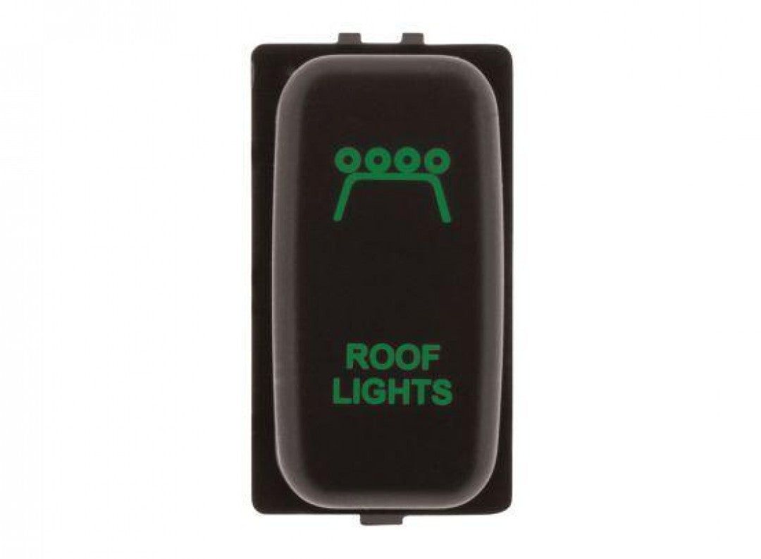 Hulk 4X4 - SWITCH PUSH BUTTON ON / OFF OE RPL 12V ROOF LIGHT GREEN