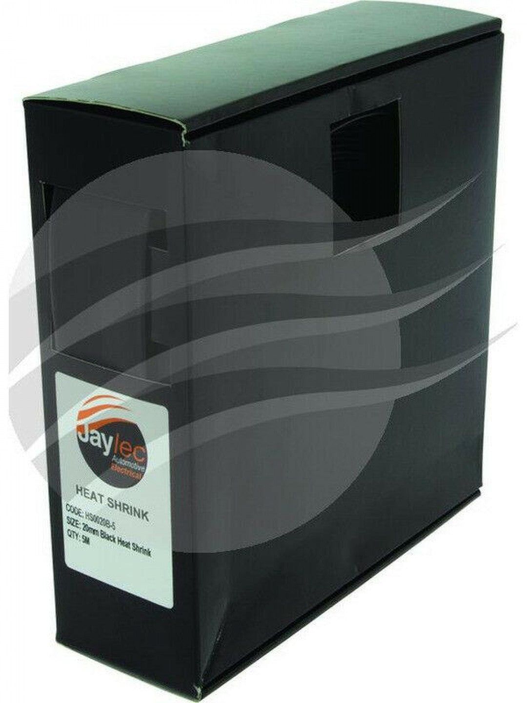 Jaylec - Heat Shrink Tubing 5 Metres Black 20.0mm