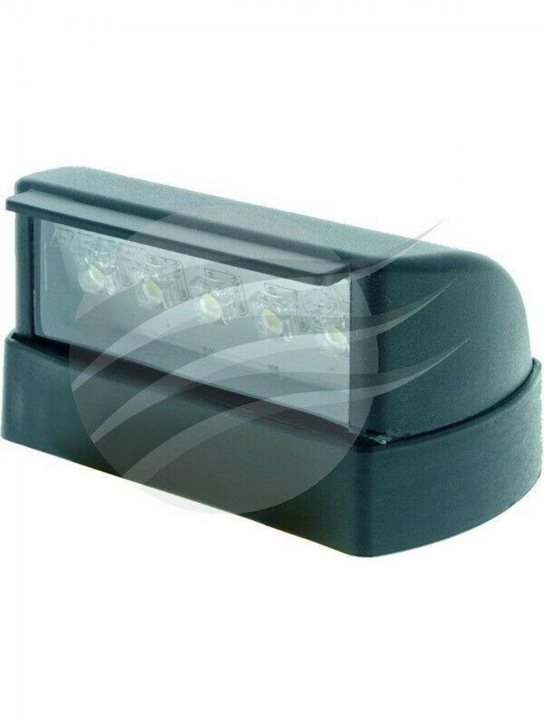Jaylec - LED Licence Plate Lamp 9 - 33 Volts Black 5 Leds 500mm Cable