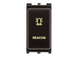 Hulk 4X4 - SWITCH PUSH BUTTON ON / OFF OE RPL 12V BEACON AMBER ILLUM