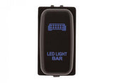 Hulk 4X4 - SWITCH PUSH BUTTON ON / OFF OE RPL 12V LIGHT BAR BLUE ILL
