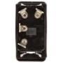 Jaylec - Switch Rocker Sealed Mom On/Off 12/24 Volts 20 Amps @ 12 Volts Green LED