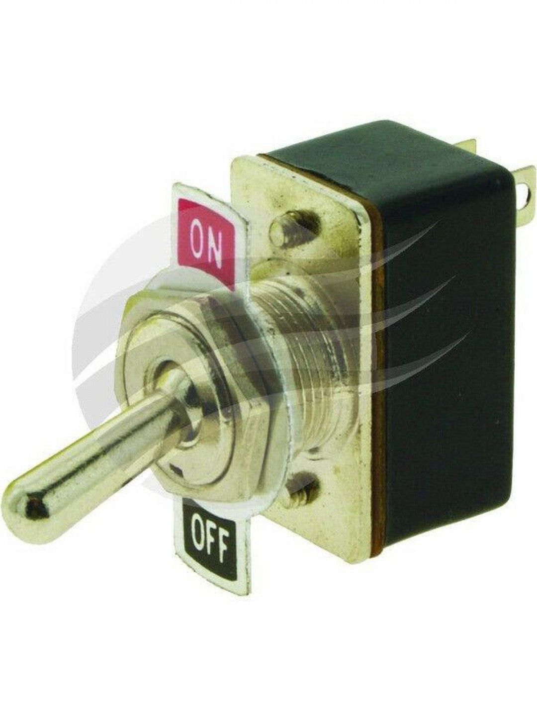 Jaylec - Toggle Switch On/Off 12 Volts 3 Amps Spst with Face Plate 2 Blade