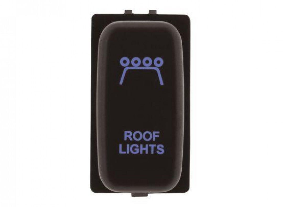 Hulk 4X4 - SWITCH PUSH BUTTON ON / OFF OE RPL 12V ROOF LIGHT BLUE