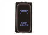 Hulk 4X4 - SWITCH PUSH BUTTON ON / OFF OE RPL 12V ROOF LIGHT BLUE