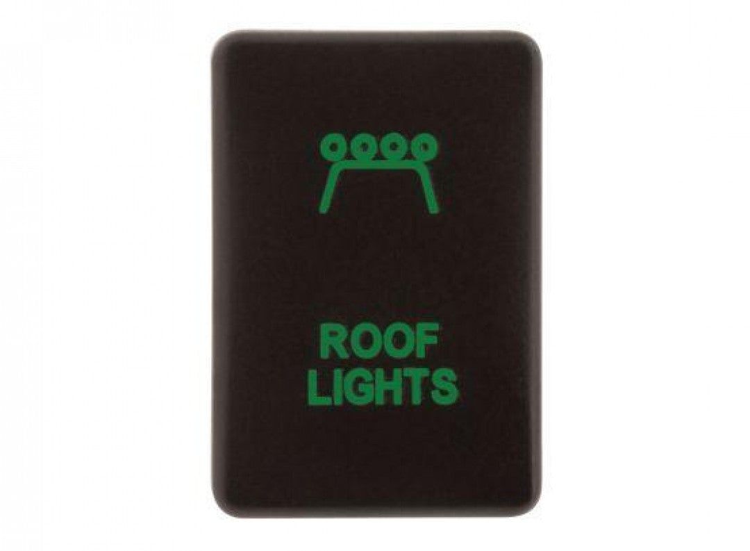 Hulk 4X4 - SWITCH PUSH BUTTON ON / OFF OE RPL 12V ROOF LIGHT GREEN