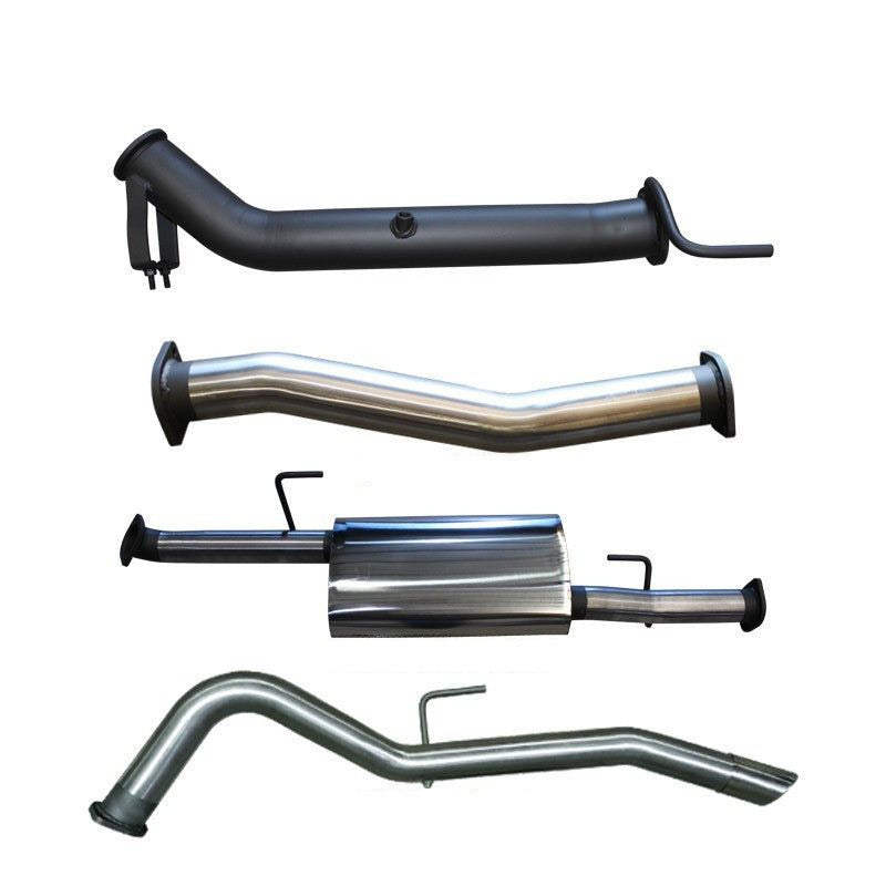 Manta - Nissan Navara NP300 3in Turbo Back Exhaust System Without Cat, Muffler