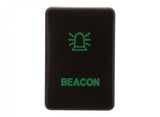 Hulk 4X4 - SWITCH PUSH BUTTON ON / OFF OE RPL 12V BEACON GREEN ILLUM