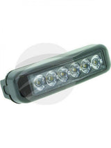 Jaylec - Amber 6 Module LED Emergency Lamp 12/24 Volts Black Housing 3" Lead