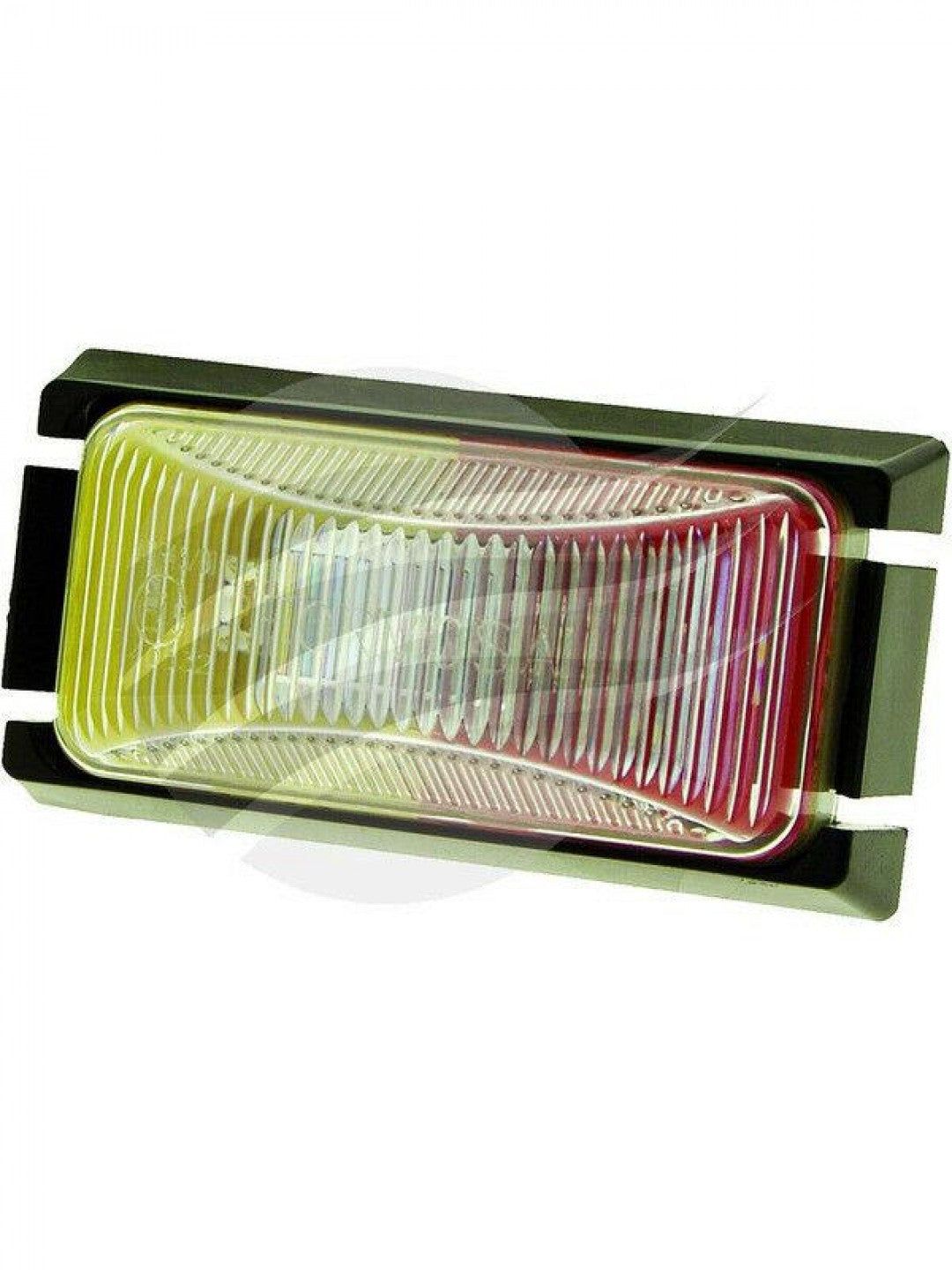 Jaylec - LED Side Marker Lamp Red/Amber 12/24 Volts Black Base 74 X 38 X 26mm