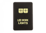 Hulk 4X4 - SWITCH PUSH BUTTON ON / OFF OE RPL 12V WORK LIGHT AMBER