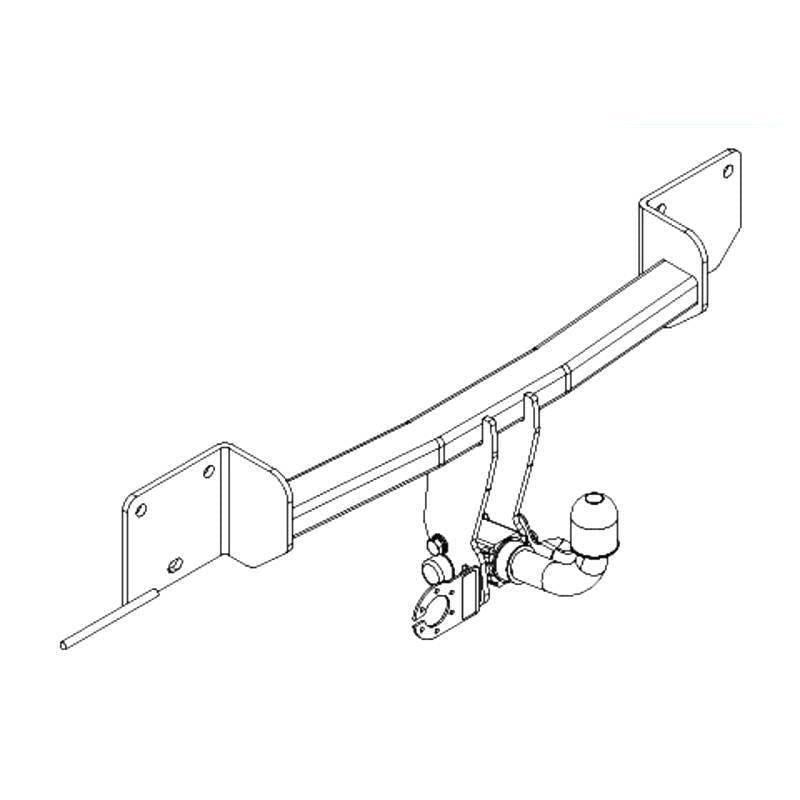 TAG Euro - Towbar Suited For  - Bmw X1 E84