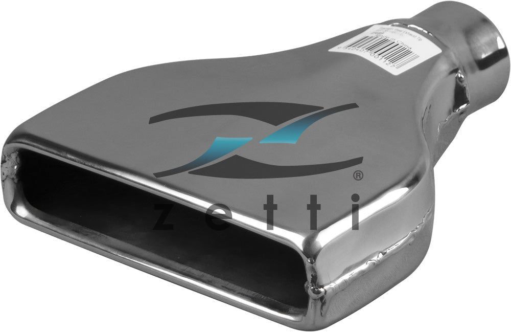 Exhaust Tip - Chevy Camaro 2 1/4" Inch (In) 8" Inch (Out) 10" Inch (Long) (Stainless Steel)