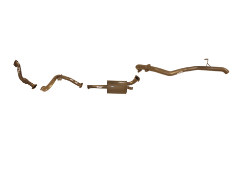 Pacemaker King Brown | Single 3" Factory Turbo Back Exhaust Kit | Toyota Landcruiser 80 Series 4.2L Turbo Diesel 1990–1997 | KB12012-XXMX